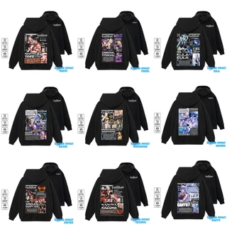 BST 12 Mẫu Áo Hoodie Genshin Impact nhiều nhân vật cực HOT