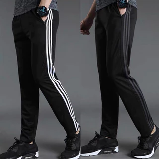 Quần jogger thể thao nỉ nam nữ,Quần thun dài nam 3 sọc thu đông