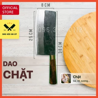 Dao chặt xương, chặt gà, tàu phở - Dao chặt Đa Sỹ - 100% Nhíp xe siêu sắc