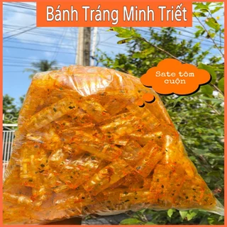 1Kg bánh tráng sate cuộn tôm hành Tây Ninh chính gốc giá lò !