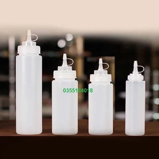 Chai đựng nước sốt - nước tương - sữa đặc 360ml ,480ml, 680ml 1000ml