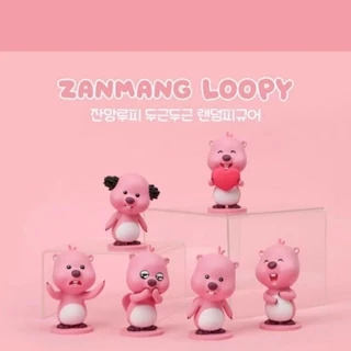 Figure Zanmang Loopy Korea - đồ chơi Loopy hồng Hàn Quốc - random 12 mẫu cute dễ thương full ver 1 ver 2