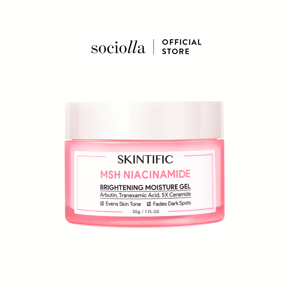 Gel Dưỡng Ẩm Sáng Da Skintific MSH Niacinamide Brightening Moisture Gel 30gr