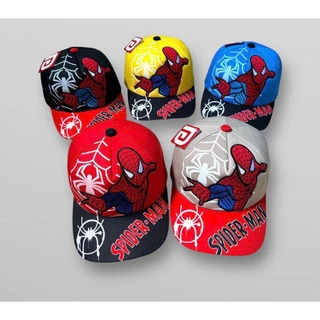 Nón lưỡi trai spiderman [ 3 đến 8 tuổi ] dành cho bé trai đội chống nắng có khoá dán điều chỉnh