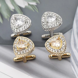 Cufflink Măng-set Nam thời trang lịch lãm, khuy cài tay áo sơ mi Nam phong cách chỉn chu, lịch sự