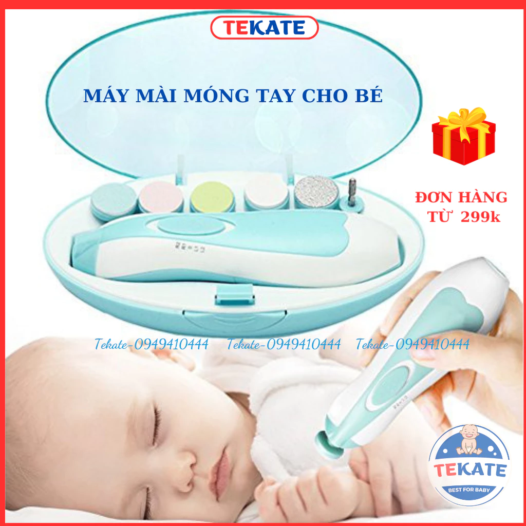 Máy mài móng, Máy mài móng tay cho bé, đồ dũa mài móng tay cho trẻ sơ sinh không cảm giác đau-Khoaibabies