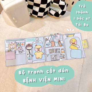 Cô tiên xanh - bộ tranh làm bệnh viện mini