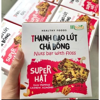 THANH GẠO LỨC CHÀ BÔNG MIX HẠT HỘP 120GR