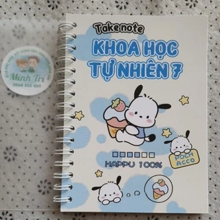 Takenote Khoa học tự nhiên 7 - tổng hợp kiến thức lớp 7. ( khổ A6 mẫu mới ) sổ tay khoa học tự nhiên lớp 7