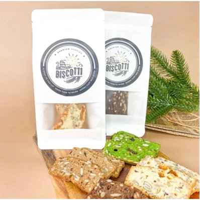 Bánh Biscotti Gạch Đỏ Siêu Hạt Cao Cấp 100gr Chuẩn Ăn Kiêng Dinh Dưỡng