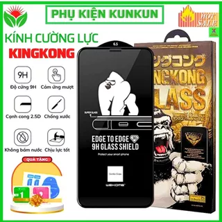 Cường lực kingkong chính hãng cho iphone 15 promax 15 pro 15 plus 14 pro max 13 pro max 11 pro max 12 pro max xs max x