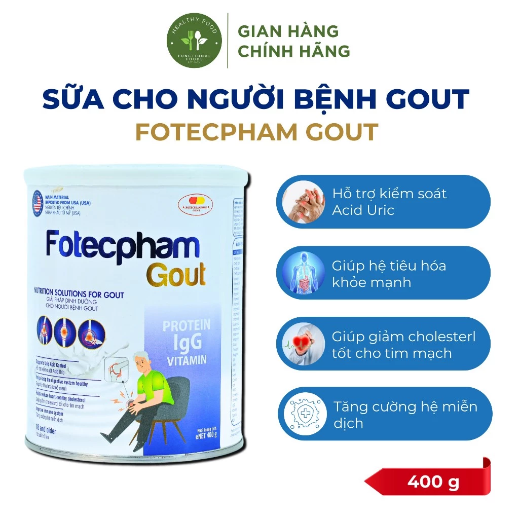 Sữa Bột Cho Người Lớn Giải Pháp Dinh Dưỡng Cho Người Bệnh Gout Fotecpham Gout Japa Kids