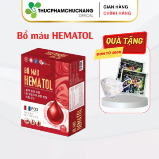 (MT) Bổ sung sắt HEMATOL MetaPharma, bổ sung sắt, axit folic cho bà bầu, người thiếu sắt, giảm tình trạngPharma