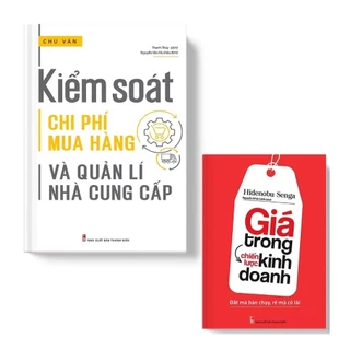 Sách:Combo 2 cuốn - Kiểm Soát Chi Phí Mua Hàng + Giá Trong Chiến Lược Kinh Doanh