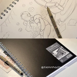 SỔ SKETCH BOOK SIZE A4 GIẤY 150GSM CHUYÊN DÙNG ĐỂ VẼ (ảnh thật) - tiệm nhà chun