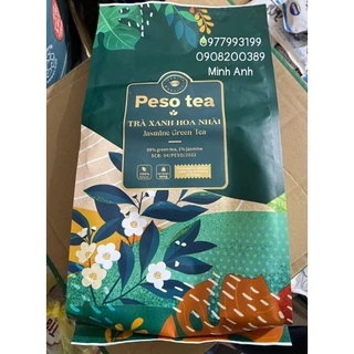 Trà xanh nhài PESO dòng cao cấp gói 600g (Jasmine Green Tea)