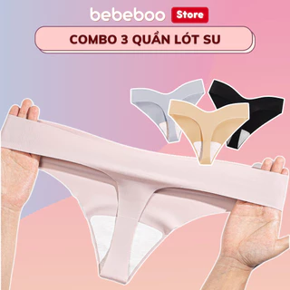 Combo 3 Quần lót lọt khe đúc su không lộ viền  BEBECHIC QL001