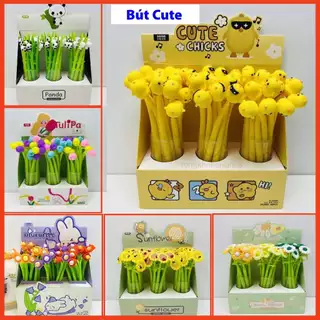 Bút bi cute CT28 mực đen nét đều ngòi 0.5mm,bút nhiều hình cute dễ thương