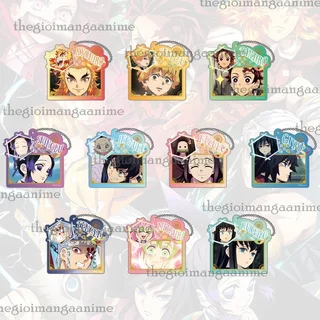 Móc khóa KIMETSU NO YAIBA ver BIỂU CẢM keyring mica acrylic in hình anime chibi dễ thương