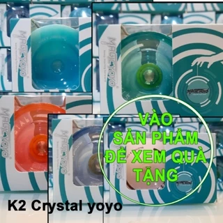 (Có hỏa tốc TPHCM) Bộ sưu tập Yoyo 1A Chuyên Nghiệp Magic K2 Crystal, nhựa không nhạy dây