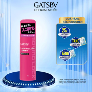 Gôm xịt tạo kiểu tóc GATSBY Moving Lock Spray Extra Hard N 170g/chai