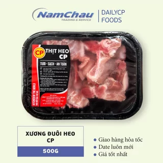 Xương đuôi heo tươi CP khay 500gr/ thịt heo tươi sạch CP [HN giao hàng hỏa tốc]