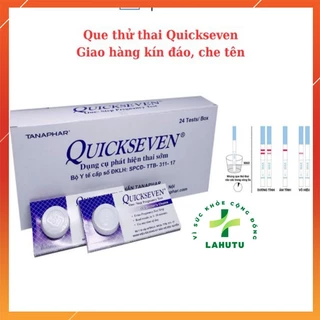 [Che tên SP] Que thử thai Quickseven 2 vạch chính xác - test thử thai hai vạch sớm nhanh hiệu quả