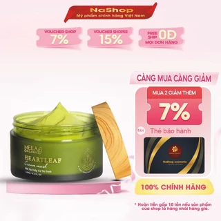 Mặt nạ diếp cá tái sinh MEEA ORGANIC, Mask diếp cá dưỡng trắng da se khít lỗ chân lông