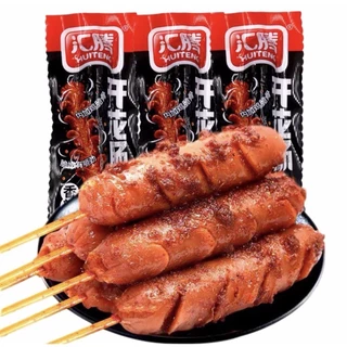 Xúc xích xiên nướng BBQ đầu trâu 45g cay Tứ Xuyên - Ăn vặt siêu ngon