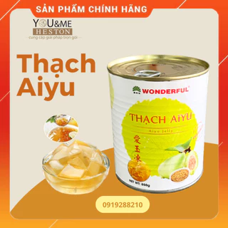 Thạch AIYU Wonderful Lon 850g topping cực ngon cho trà chanh