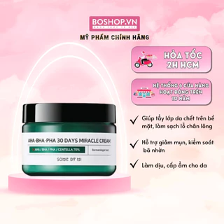 Kem Giảm Mụn Some By Mi AHA-BHA-PHA 30 Days Miracle Cream 50ml