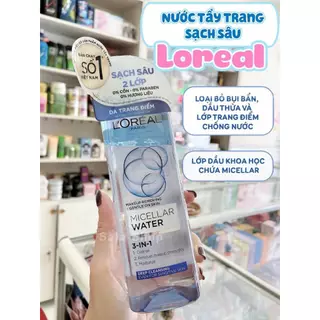 Nước Tẩy Trang Loreal Micellar Water 3-in-1