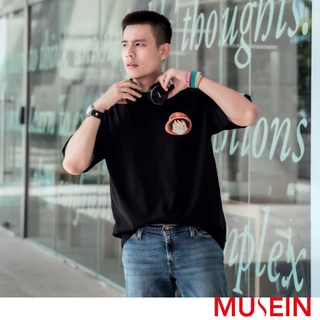 Áo Thun Tay Lỡ Unisex Luffy Face 100% Vải Cotton 2C 270GSM - Musein Brand Chính Hãng