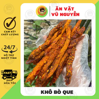 Khô Bò Que 250g - Ăn Vặt Vũ Nguyễn Vừa Ngon Vừa Rẻ - Ship Hỏa Tốc