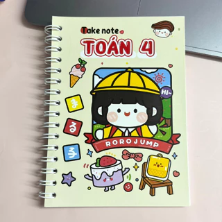 Sổ tay taknote Toán 4 khổ A6