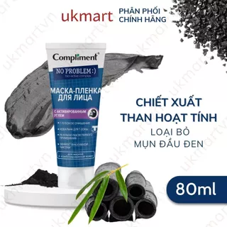 Mặt nạ Than Hoạt Tính Macka Compliment giảm dầu mụn, sạch mụn cám, thu nhỏ lỗ chân lông 80ml