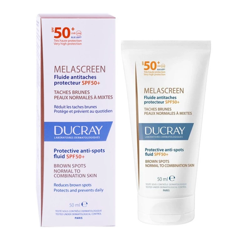 <Mẫu mới nhất 2023> Kem chống nắng cho da nám tàn nhang Ducray Melascreen SPF50+ bảo vệ da toàn diện,chống nắng dưỡng da