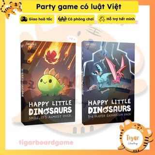 [Luật Việt] Boardgame Happy Little Dinosaurs Bản Tiếng Anh Trò chơi thẻ bài