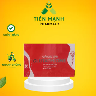 Viên uống mát gan Glutathion - Giúp thanh nhiệt, thanh lọc gan - Hộp 30 viên - NT Tiến Mạnh