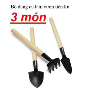 Bộ dụng cụ làm vườn mini ( 3 Món ) - Đa công dụng, nhỏ gọn tiện lợi