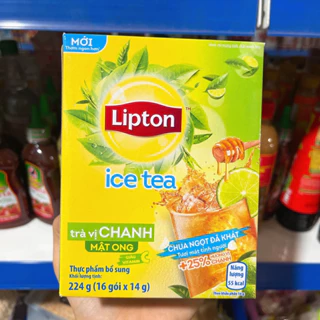 Trà Lipton Vị Chanh Mật Ong Hộp 224g X 16 Gói