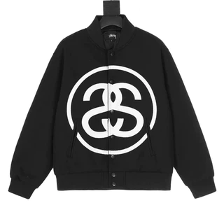 Áo Bomber, Varsity Stussy thêu Logo hàng loại 1 full bao bì tag mác