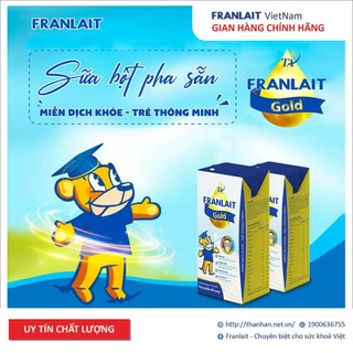 1 Thùng 48 hop Sữa bột pha sẵn Franlait Gold 110ml cho trẻ từ 1 tuổi trở lên