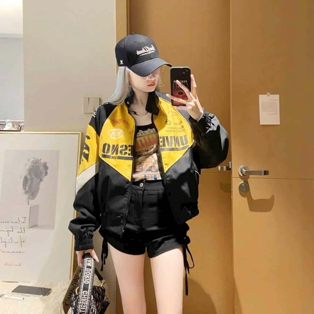 ÁO KHOÁC DÙ UNVESNOO  PHỐI MÀU NĂNG ĐỘNG, Áo jacket form rộng FAMMILYSHOP