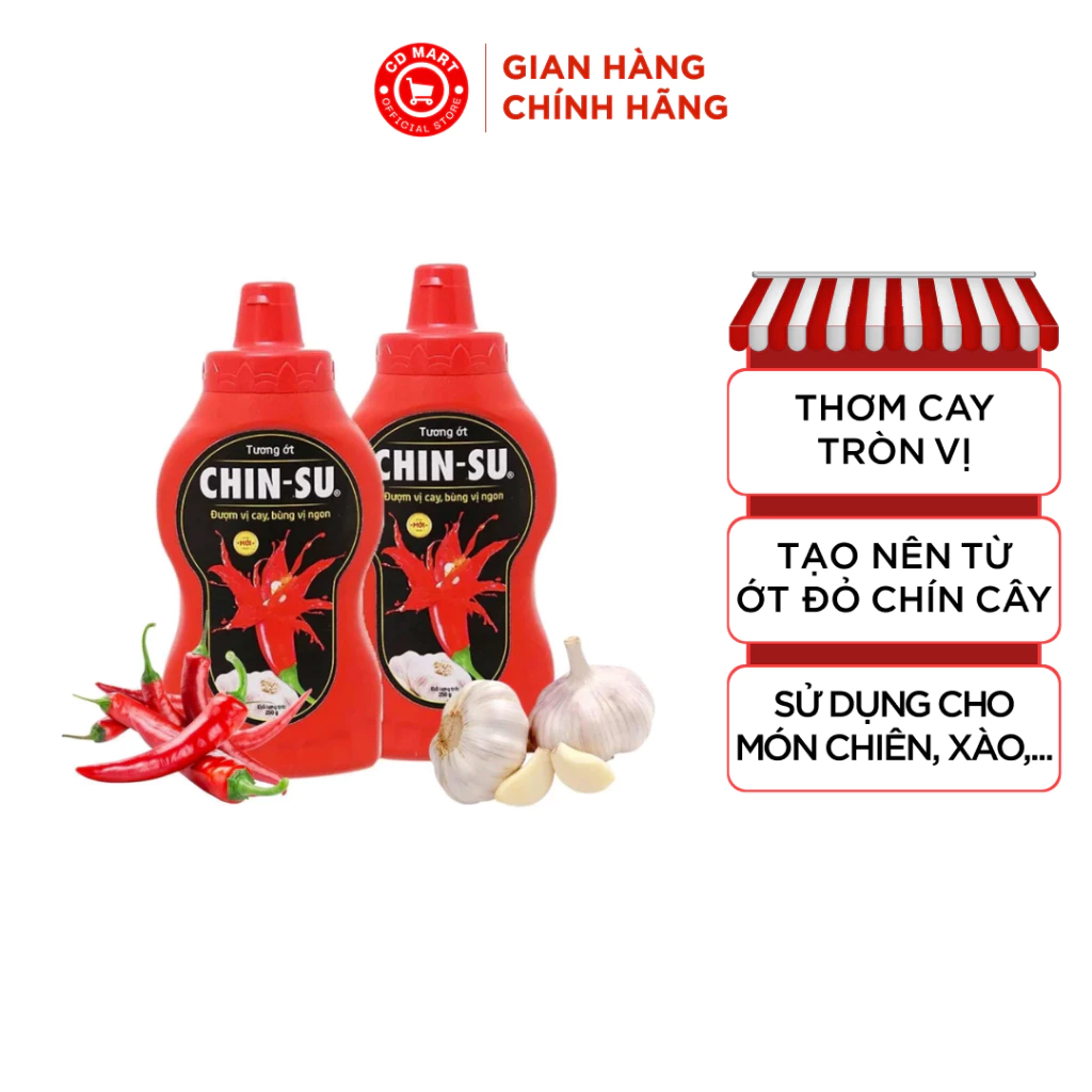 Tương ớt Chinsu (chai 250G/ 500G/1Kg/2Kg)