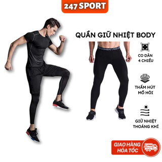 Quần giữ nhiệt nam, áo giữ nhiệt nam dài tay tập gym mùa đông