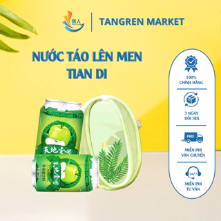 NƯỚC TÁO LÊN MEN TIAN DI- Nước Uống Giấm Táo TianDi Dạng Lon