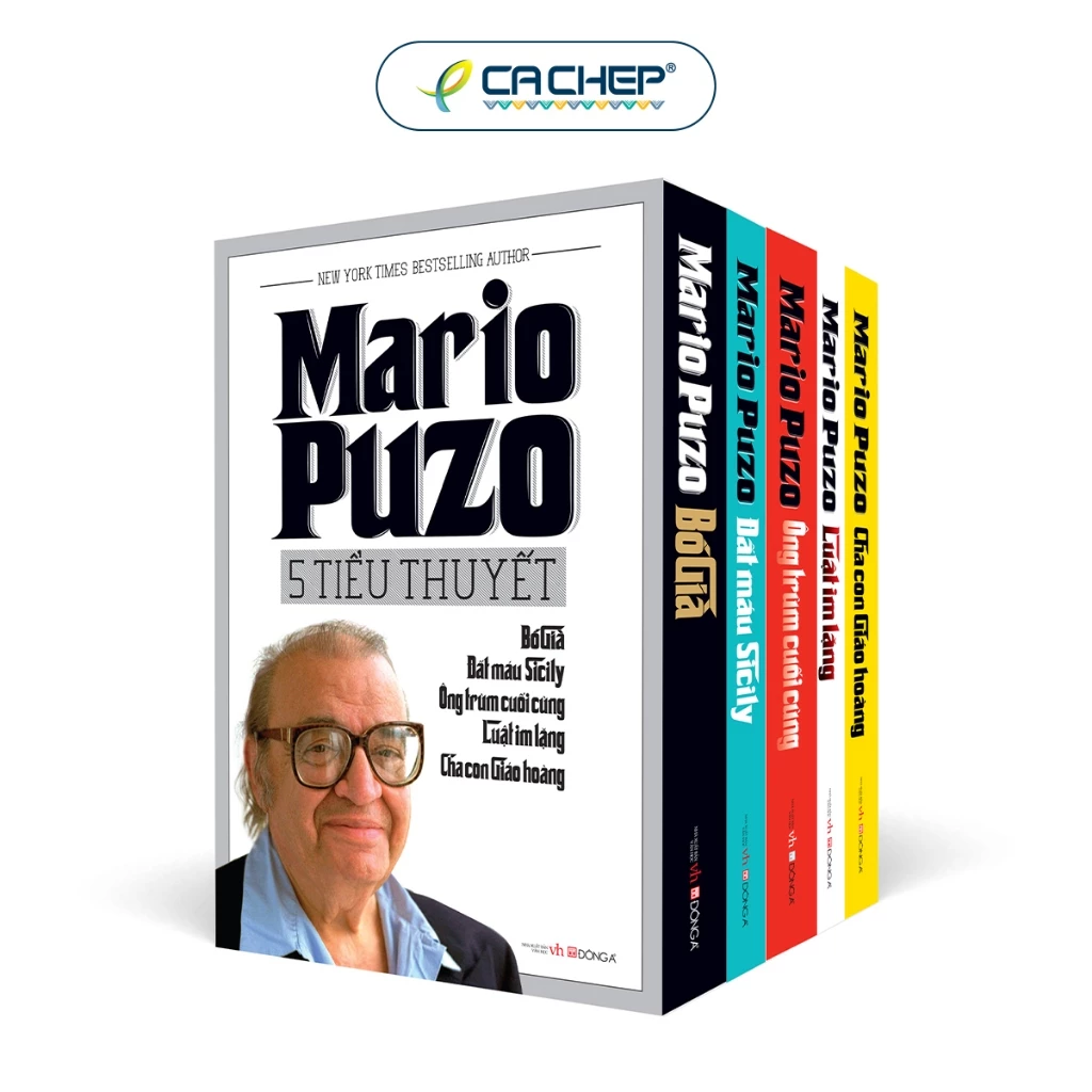 Sách - Boxset 5 tiểu thuyết của Mario Puzo - Đông A
