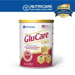 [Tặng 2 lọ yến] Sữa bột Nutricare Glucare Gold dinh dưỡng cho người tiểu đường 900g