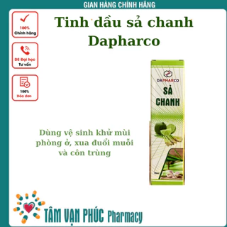 Tinh dầu sả chanh dang xịt của Dapharco (sả chanh)